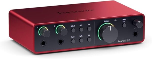Focusrite Scarlett 2i2 (4th Gen) - Pronta Consegna