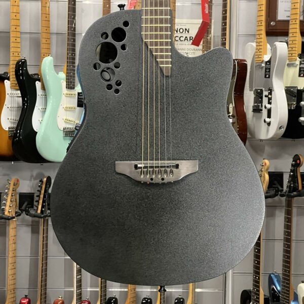 OVATION - ELITE TX 1868TX BLACK + ORIGINAL HARDCASE