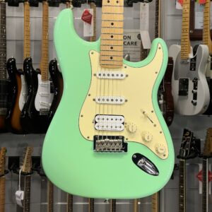 FENDER – STRATOCASTER DELUXE MEX REFIN SURF GREEN + DUNCAN JB + 2X TEXAS SPECIAL