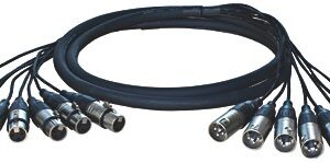 ALVA Multi-core 8 XLR  8 XLR F 2m – Pronta Consegna