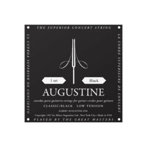 Augustine Classic Black Low Tension MUta Corde Chitarra