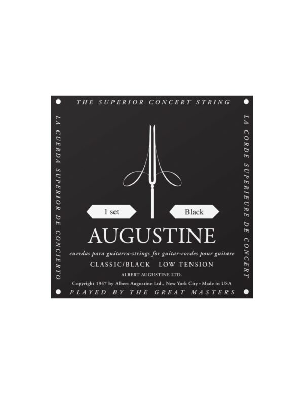 Augustine Classic Black Low Tension MUta Corde Chitarra - immagine 2