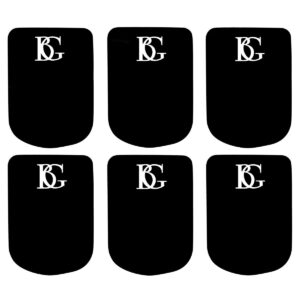 BG A10S Kit 6 Proteggi Bocchino Neri Per Clarinetto 0,8MM Small