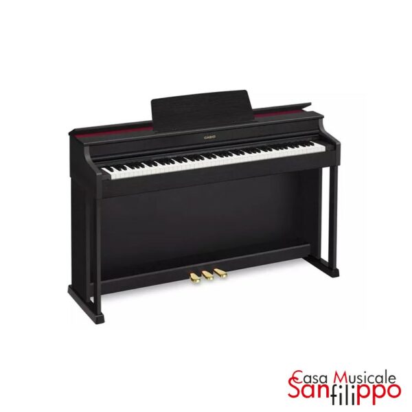 Casio AP470 Celviano Black Pianoforte Digitale 88 Tasti Nero - immagine 2