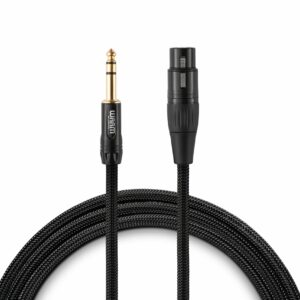 WARM AUDIO Cavo Premier XLR Femmina a TRS Maschio 0.9 mt – Pronta Consegna