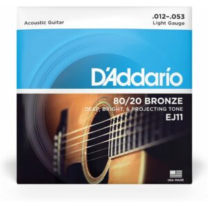 D’Addario EJ11 80/20 Bronze Acoustic 12-53