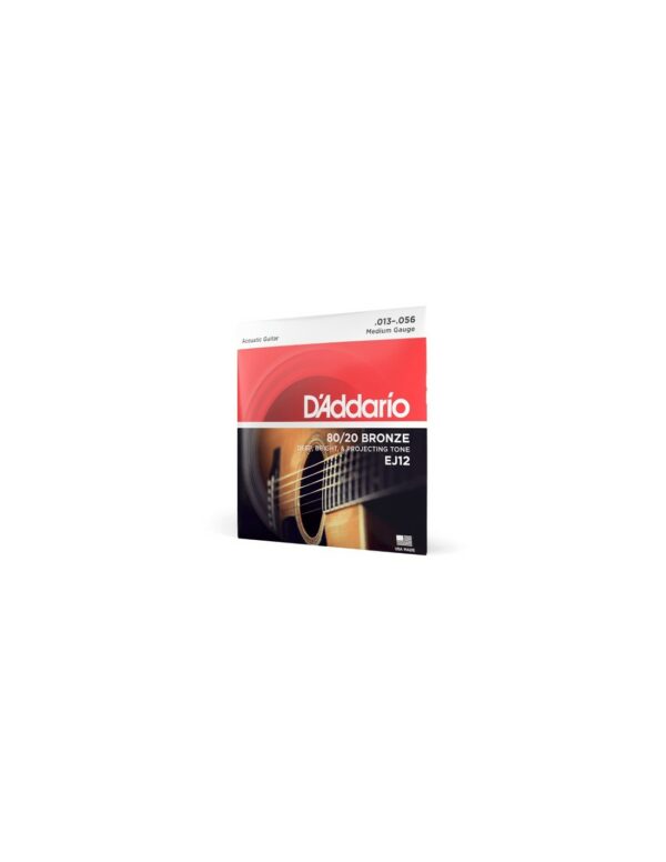 D'Addario EJ12 80/20 Bronze Acoustic Guitar 13-56 - immagine 2
