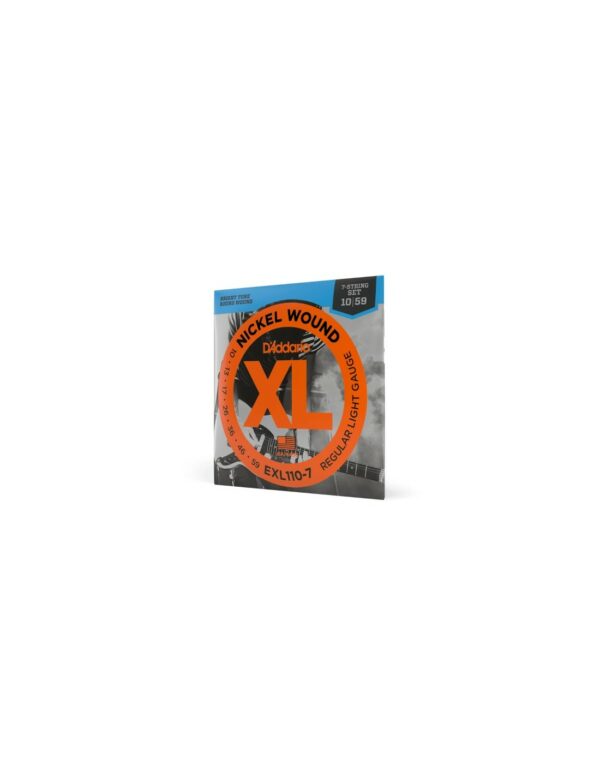 D'Addario EXL110-7 Nickel Wound, 7-String, Regular Light, 10-59 - immagine 2