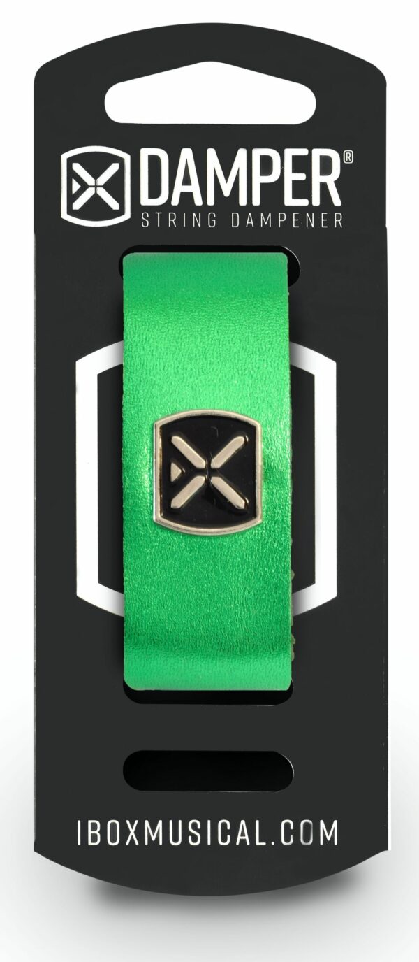 IBOX MUSICAL Damper DM SM05 Metallic Green Leather / Iron Tag - Pronta Consegna