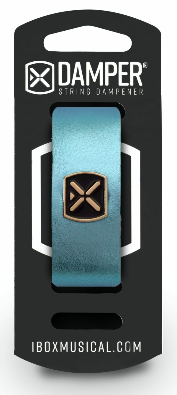 IBOX MUSICAL Damper DM SM06 Metallic Blue Leather / Iron Tag - Pronta Consegna