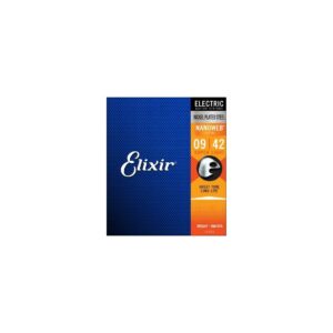Elixir 12002 Electric Nickel Plated Steel Nanoweb Corde Set Di Corte Per Chitarra Elettrica
