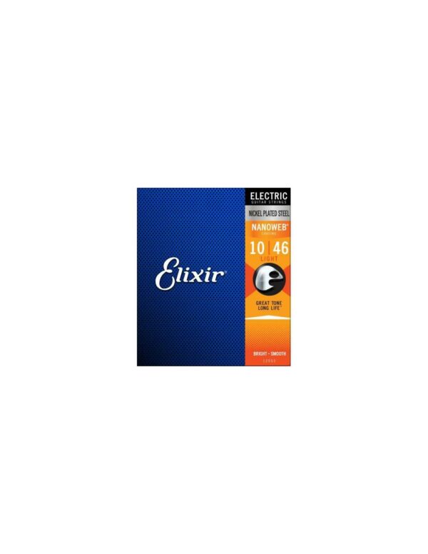 Elixir 12052 Nanoweb Light Electric Corde Per Chitarra Elettrica Light 10-46 - immagine 2