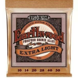 Ernie Ball 2150 Earthwood Phosphor Bronze Extra Light Acoustic 10-50 Muta Corde