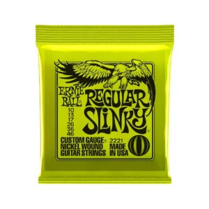 Ernie Ball 2221 Regular Slinky Corde Per Chitarra Elettrica Nicke Wound 010/046