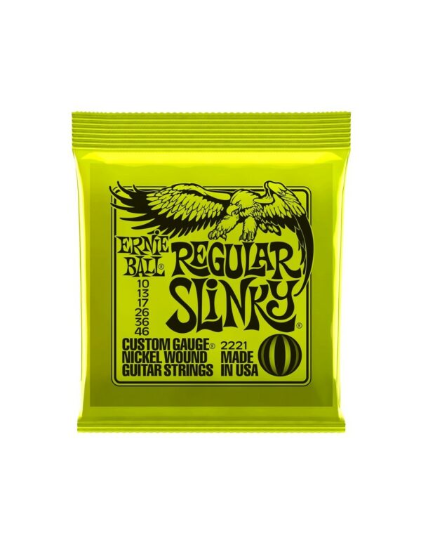 Ernie Ball 2221 Regular Slinky Corde Per Chitarra Elettrica Nicke Wound 010/046 - immagine 2