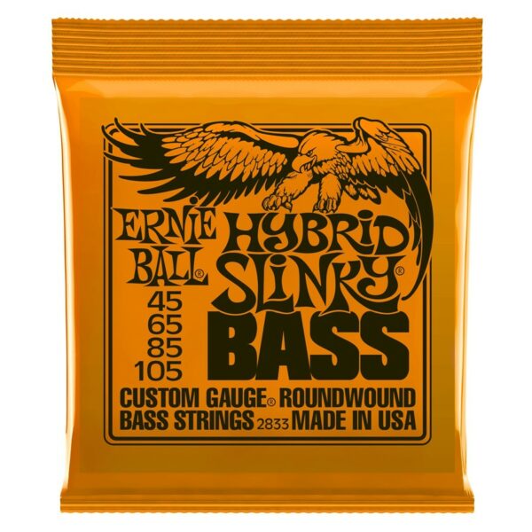 ERNIE BALL 2833 Hybrid Slinky Bass Cordiera Per Basso Elettrico 4 Corde