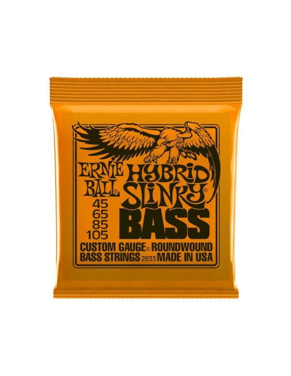 ERNIE BALL 2833 Hybrid Slinky Bass Cordiera Per Basso Elettrico 4 Corde - immagine 3
