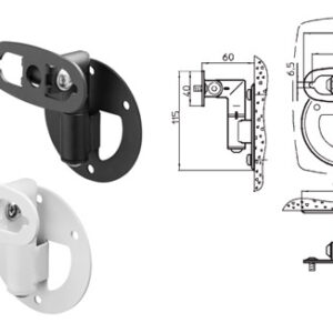 GENELEC Wall Mount 6010/8X20/8X3X Bianco – Pronta Consegna