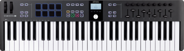 ARTURIA KeyLab Essential mk3 61 Nera - Spedizione Gratuita - Pronta Consegna