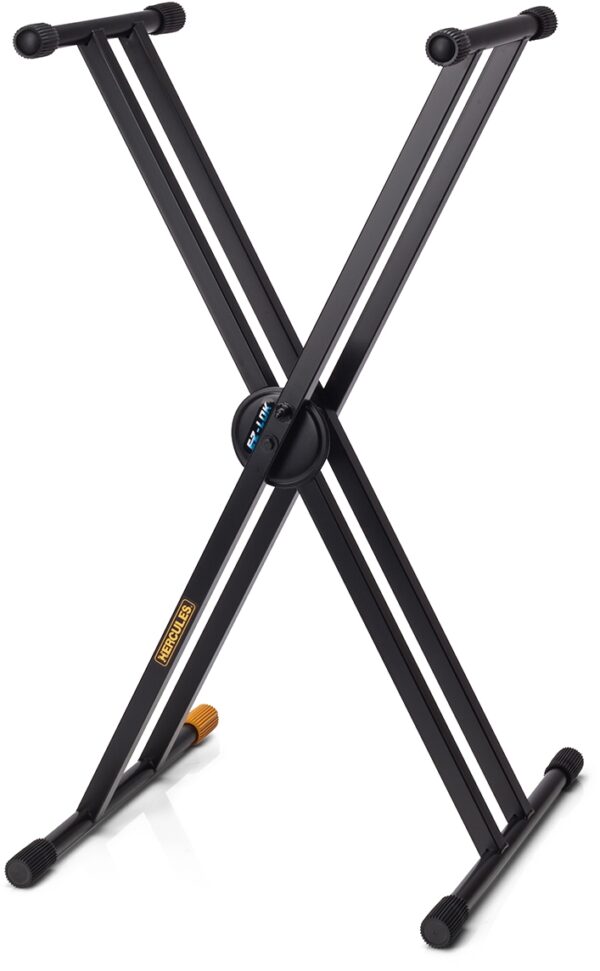 Hercules KS120B Ez Lok Double X-Keyboard Stand - Pronta Consegna