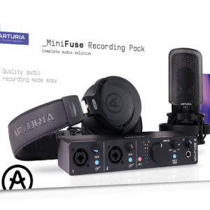 ARTURIA MiniFuse Recording Pack Black – Spedizione Gratuita – Pronta Consegna