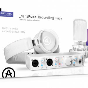 ARTURIA MiniFuse Recording Pack White – Spedizione Gratuita – Pronta Consegna