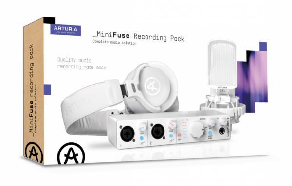 ARTURIA MiniFuse Recording Pack White - Spedizione Gratuita - Pronta Consegna