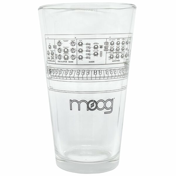 MOOG MUSIC Moog Pint Glass - Pronta Consegna