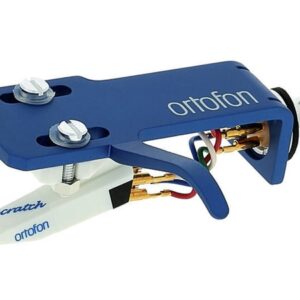 Ortofon OM Scratch White on SH4 Blue Headshell – Pronta Consegna