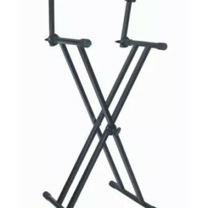 Quiklok T22 Supporto A “X” Con Telaio Doppio Per Due Tastiere