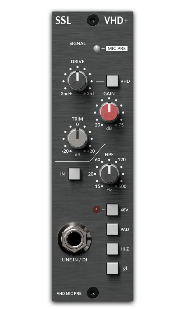 SSL 500-Series VHD+ Preamp - Spedizione Gratuita - Pronta Consegna