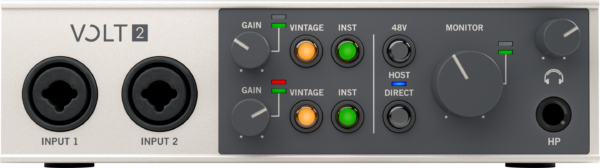 UNIVERSAL AUDIO VOLT 2 USB Recording Studio - Spedizione Gratuita - Pronta Consegna