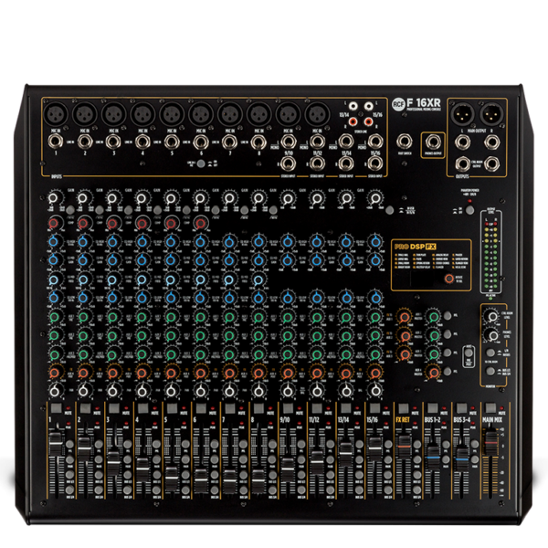 RCF F16XR MIXER 16 CANALI CON PROCESSORE EFFETTI INTEGRATI F-16-XR