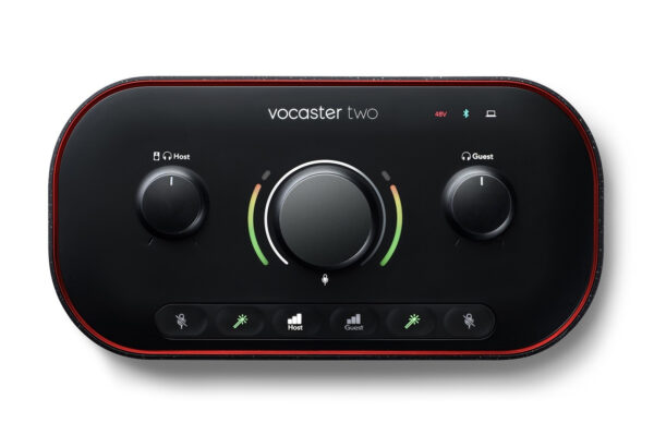 FOCUSRITE VOCASTER TWO INTERFACCIA AUDIO USB-C BLUETOOTH 2 INPUT / 2 OUTPUT