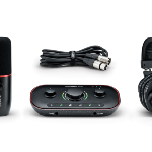 FOCUSRITE VOCASTER TWO STUDIO BUNDLE CON INTERFACCIA AUDIO USB-C BLUETOOTH 2 IN / 2 OUT, MICROFONO,