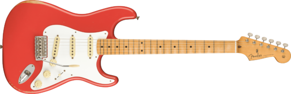 FENDER VINTERA ROAD WORN '50S STRATOCASTER CHITARRA ELETTRICA FIESTA RED ROSSA