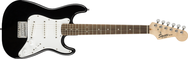 SQUIER BY FENDER MINI CHITARRA ELETTRICA STRATOCASTER SCALA CORTA COLORE NERO