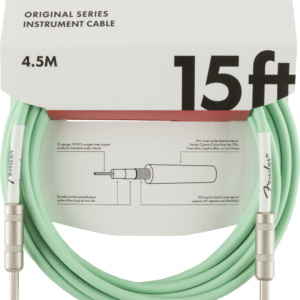 FENDER ORIGINAL SERIES CAVO JACK/JACK 4,5 MT SURF GREEN