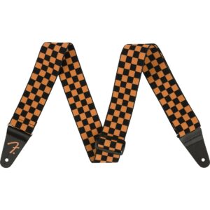 Fender WeighLess 2 Checker orange ltd edition – Tracolla
