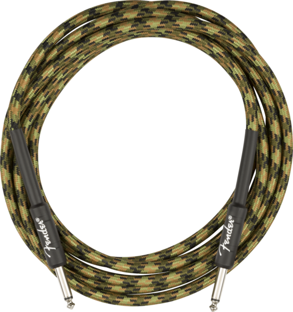 FENDER 10" PROFESSIONAL SERIES CABLE CAVO JACK/JACK 3 MT WOODLAND CAMO