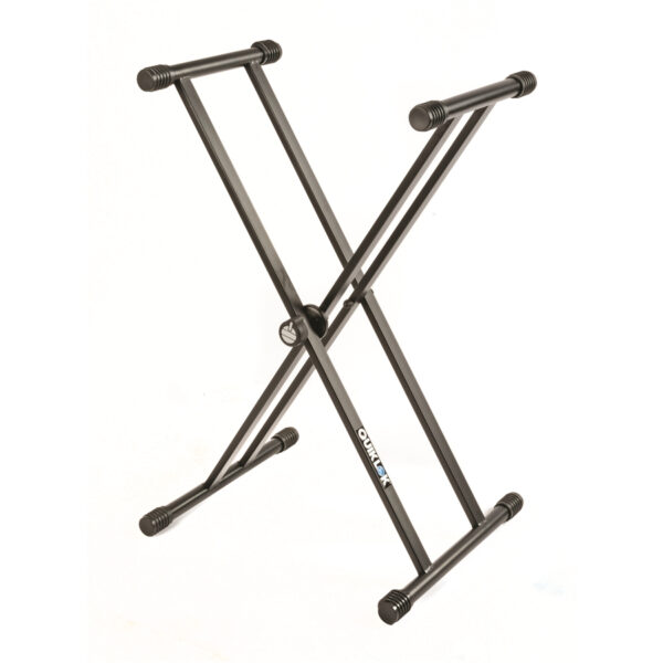 QUIKLOK T20BK SUPPORTO A DOPPIA X  PER TASTIERA PIANOFORTE DIGITALE T-20-BK