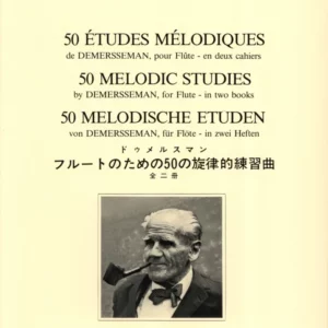 MARCEL MOYSE 50 MELODIC STUDIES PER FLAUTO LIBRO METODO EDIZIONI ALPHONSE LEDUC-PARIS
