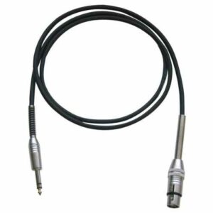 Bespeco IROMC600P Cavo Cannon Femmina – Jack bilanciato 6 metri IRO-MC-600-P