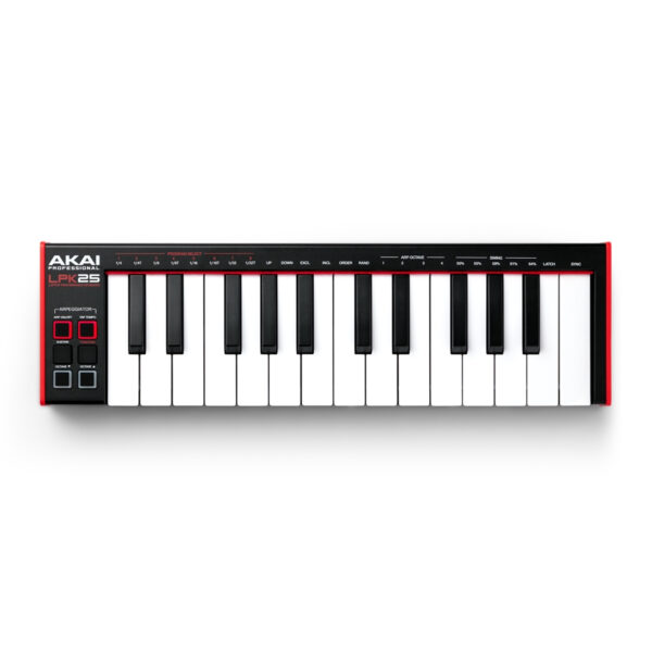 AKAI LPK25 MK2 CONTROLLER TASTIERA MIDI USB 25 TASTI MINI LPK-25-MKII