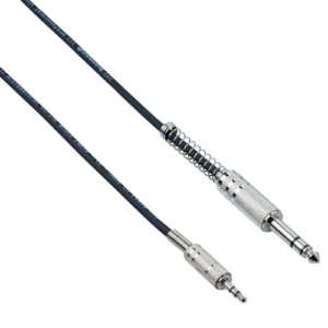 BESPECO EIG100 CAVO DA JACK GRANDE 6.3 MM STEREO A MINI JACK 3.5 MM STEREO 1MT