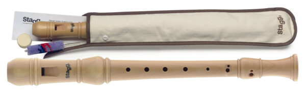 STAGG REC3-GER/WD FLAUTO DOLCE SOPRANO IN DO SISTEMA TEDESCO DOPPIO FORO