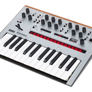 KORG MONOLOGUE SILVER SINTETIZZATORE ANALOGICO MONOFONICO 25 TASTI GRIGIO