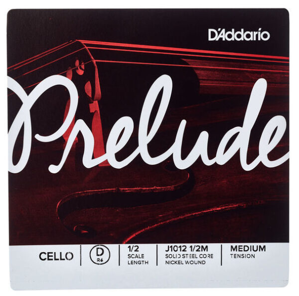 D'ADDARIO PRELUDE J1012 1/2M CORDA RE PER VIOLONCELLO 1/2 D TENSIONE MEDIA CELLO