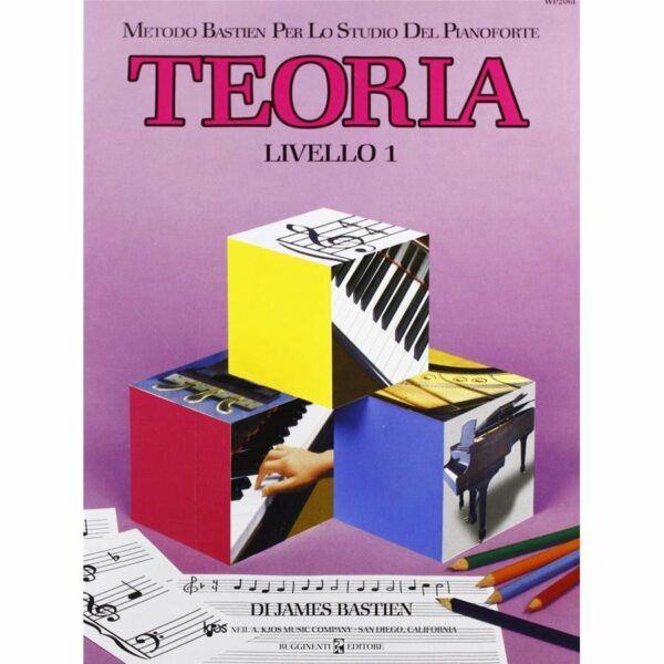 BASTIEN TEORIA LIVELLO 1 LIBRO METODO DI TEORIA MUSICALE