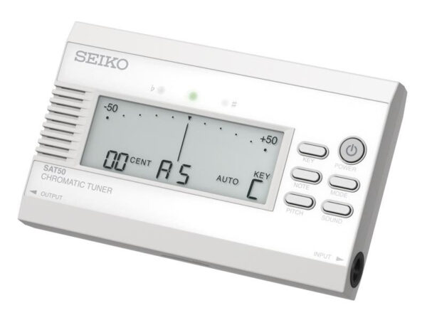 SEIKO SAT50 TUNER ACCORDATORE DIGITALE WHITE SAT-50